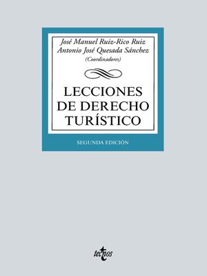 cover image of Lecciones de Derecho Turístico